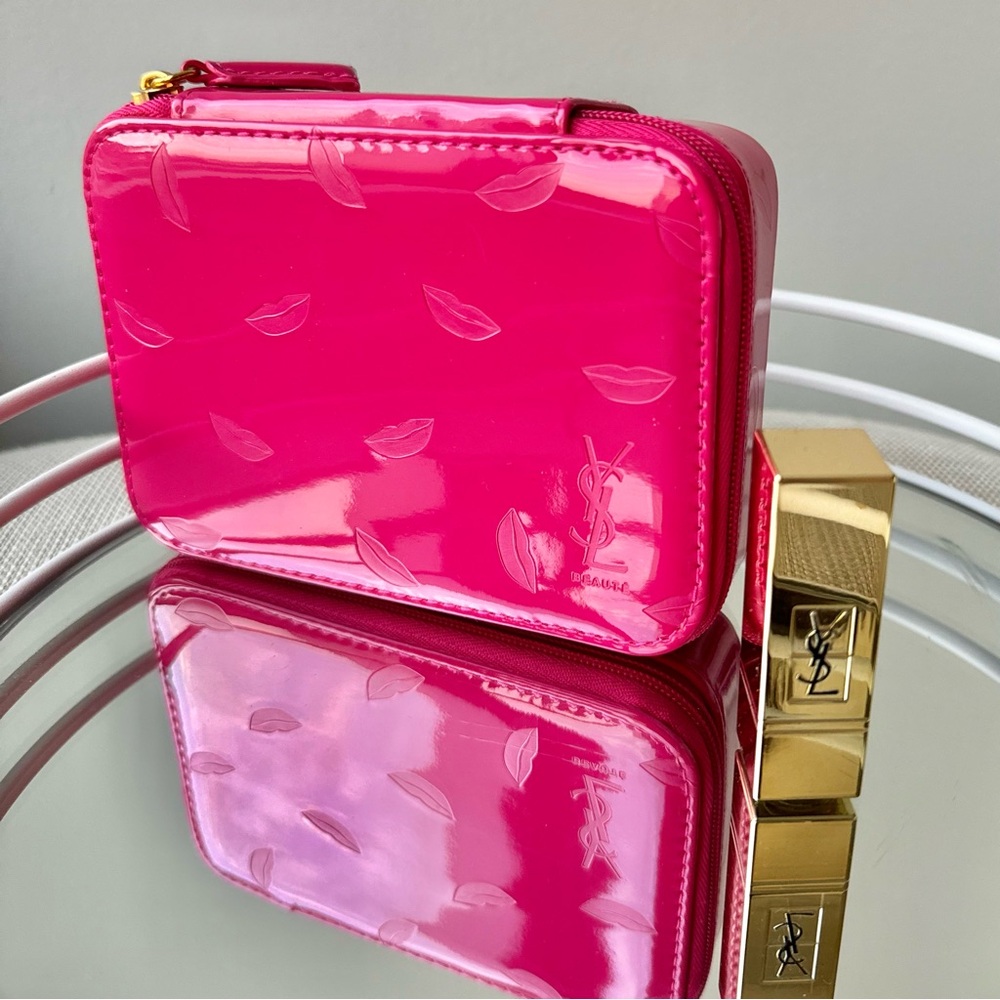 YSL Cosmetic case + mini lipstick